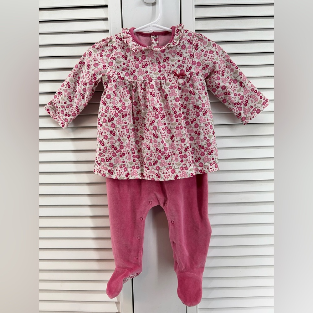 Mayoral 4-6M 70 Cm Floral One Piece Romper